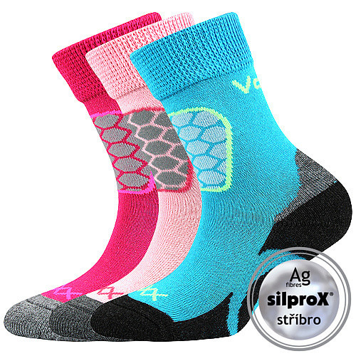 3PACK Kids socks Boma multicolor (solaxik-mix-B)