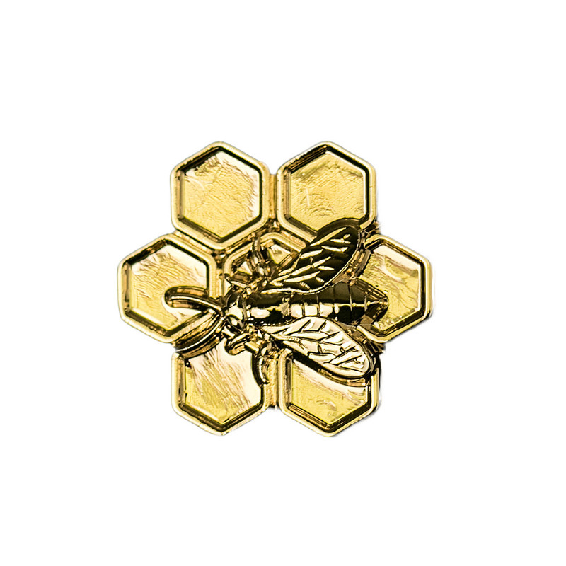 Odznak (pins) Včelári 1,6 cm - zlatý