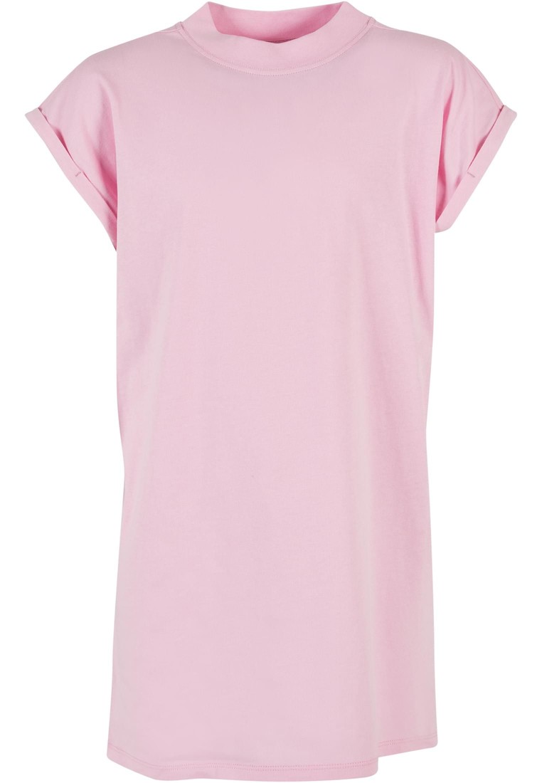 Urban Classics Girls Turtle Extended Shoulder Dress girlypink - 110/116