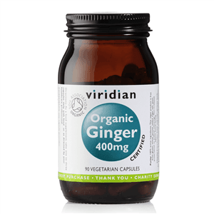 Viridian Ginger 400 mg 90 cps Organic (Zázvor)