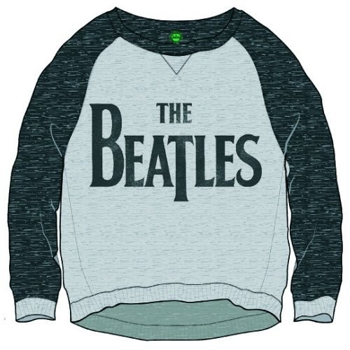 The Beatles mikina Drop T Logo Šedá S