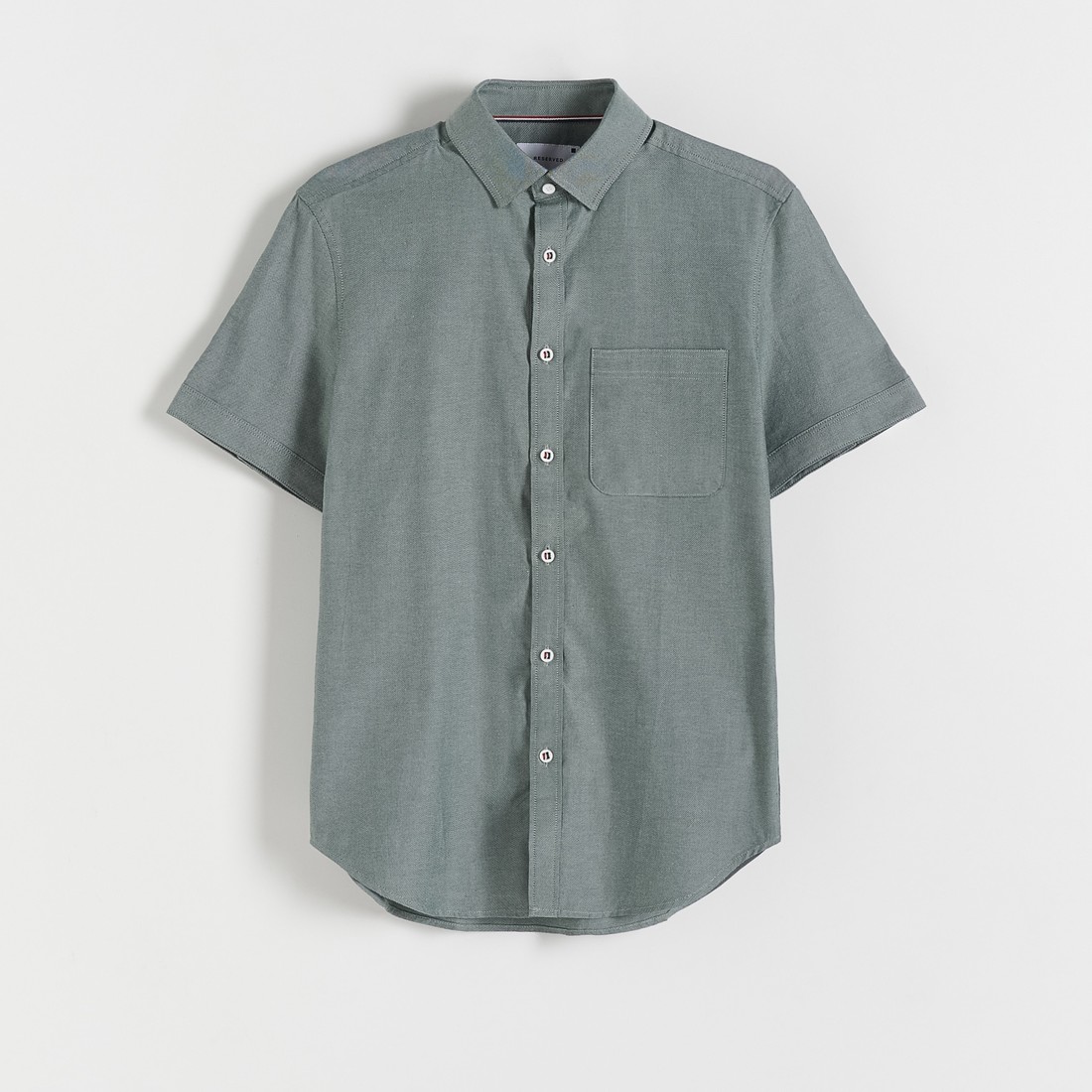 Reserved - Hladká košeľa slim fit - Tyrkysová