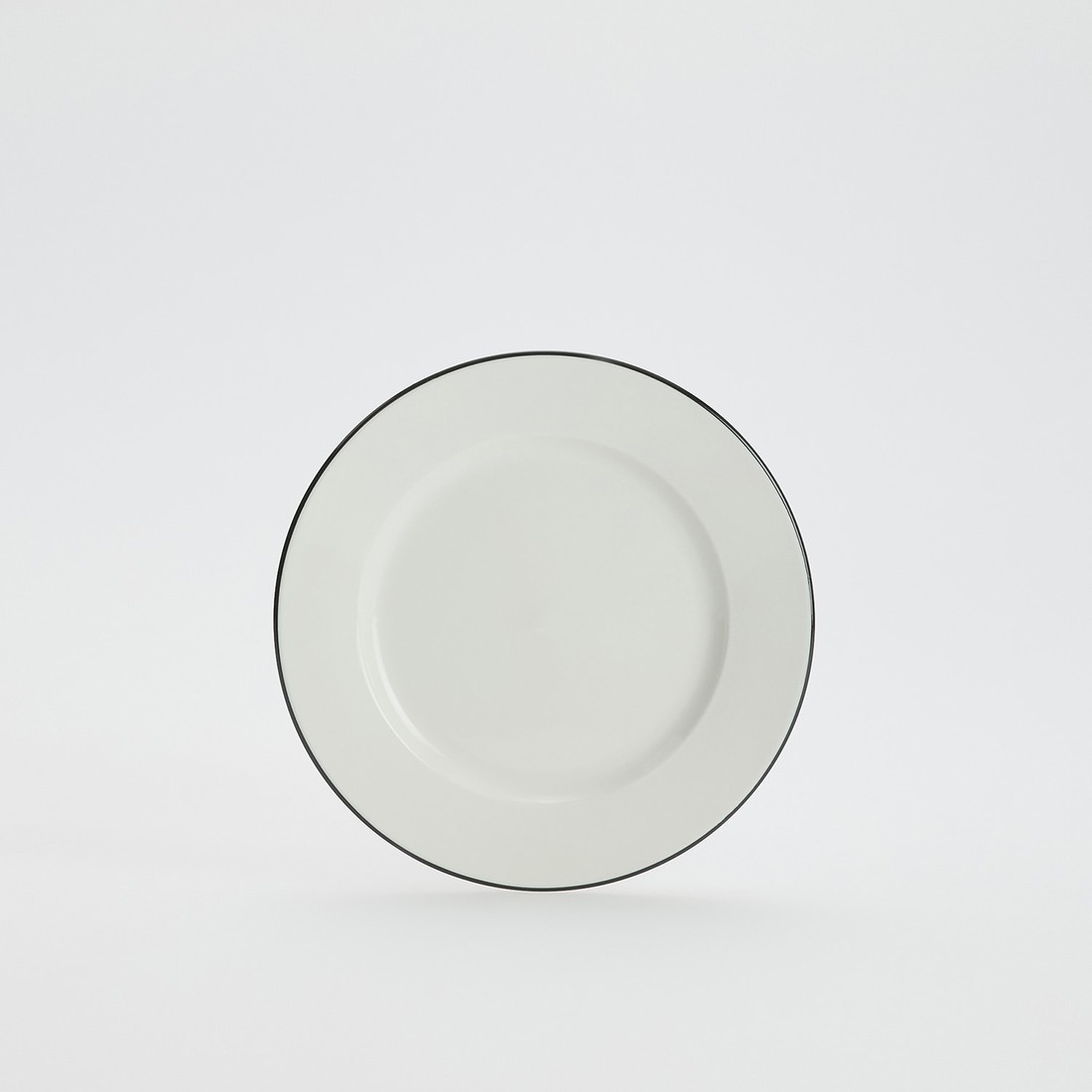 Reserved - Porcelánový tanier s obrubou - Biela