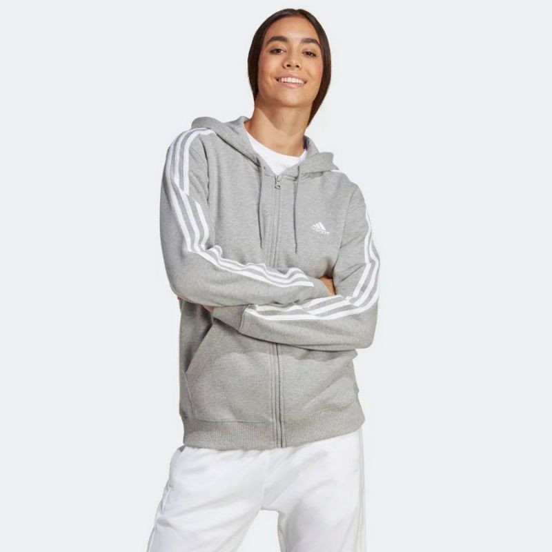 Dámska mikina 3 Stripes Full-Zip R HD W I9917 - Adidas XS