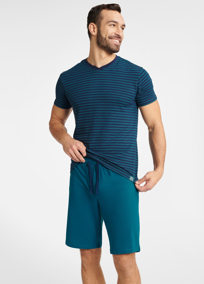 Pánske pyžamo Henderson Premium 40670 Weal kr/r M-3XL krém M