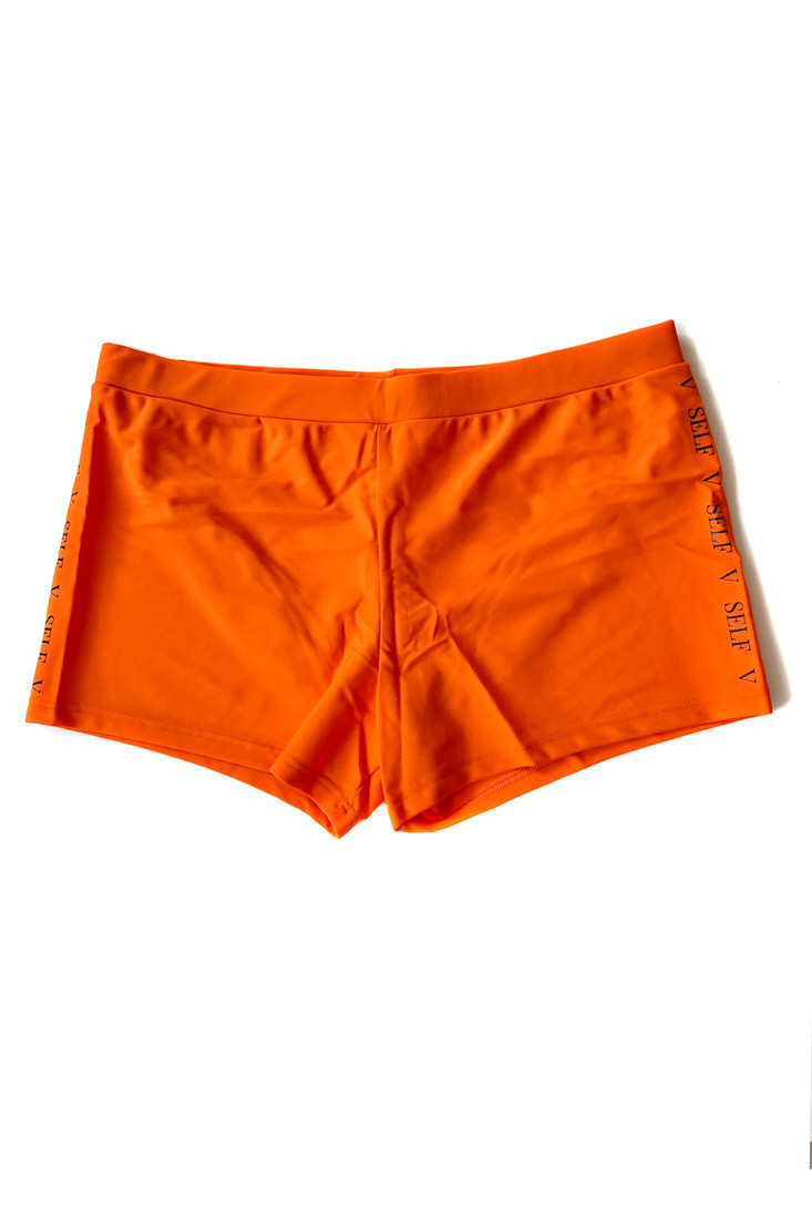 Pánske plavky S96D-5a oranžové - Self XXL