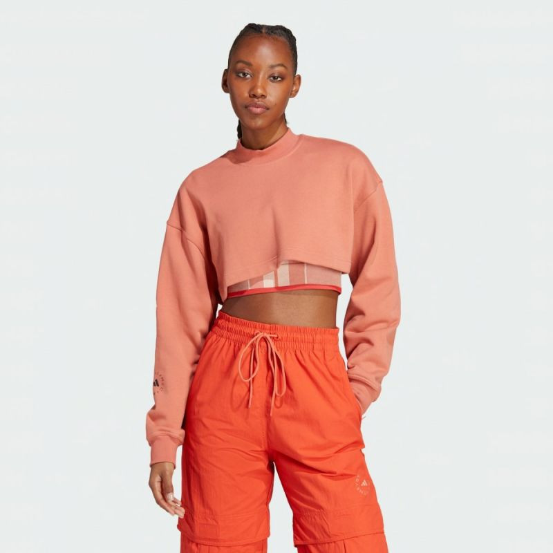 Dámska mikina by Stella McCartney TrueCasual Cropped Sportswear W HT1111 - ADIDAS L