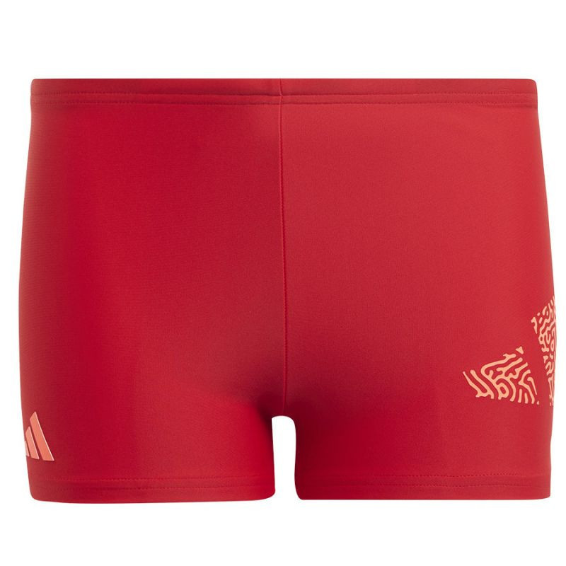 Chlapčenské plavky 3 Bar Log Boxer Jr IC4739 - Adidas 158 cm