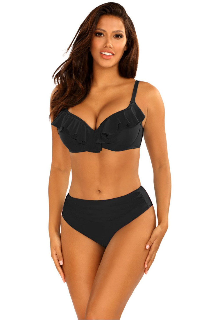 Dámske dvojdielne plavky 940A1 19 Canoy10 - SELF černá 75/C