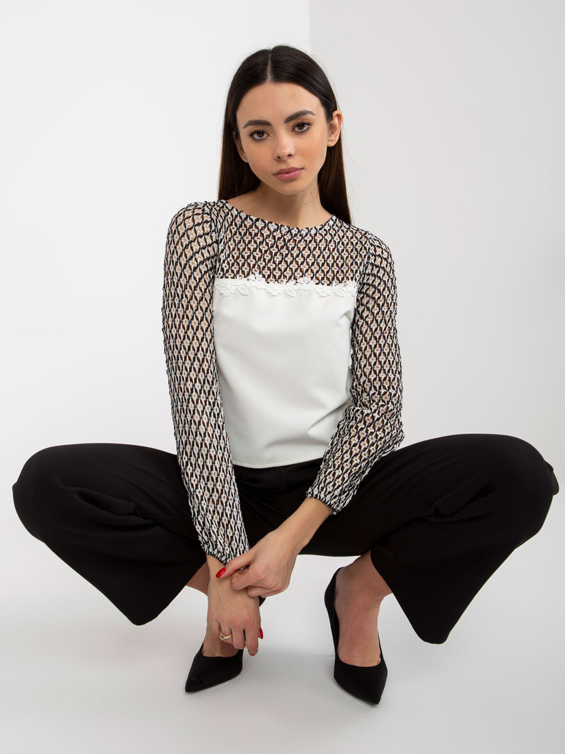 Dámska blúzka LK BZ 506085 1.15X ecru - FPrice 38