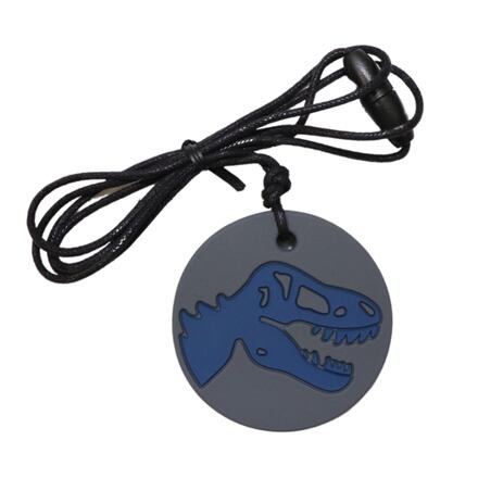 Jellystone Designs Upokojujúci prívesok dinosaurus - sivý