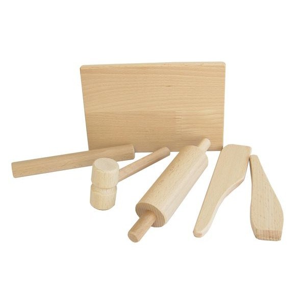 Kuchynské pomôcky z dreva 6ks