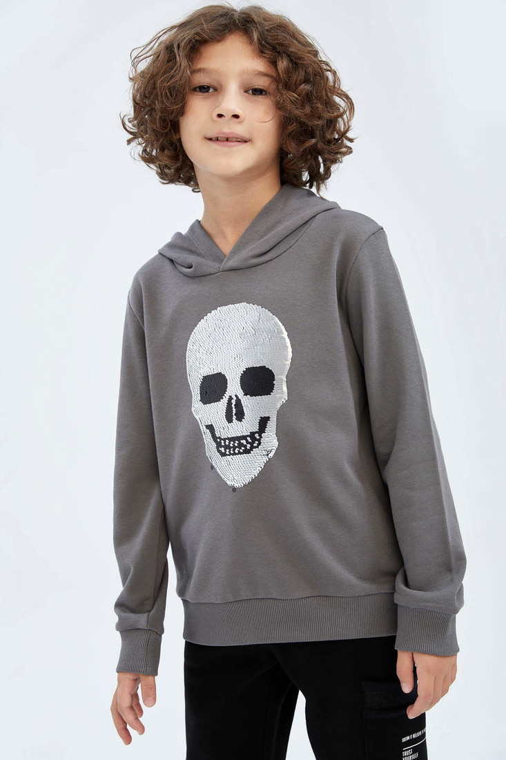 DEFACTO Regular Fit Hooded Sweatshirt