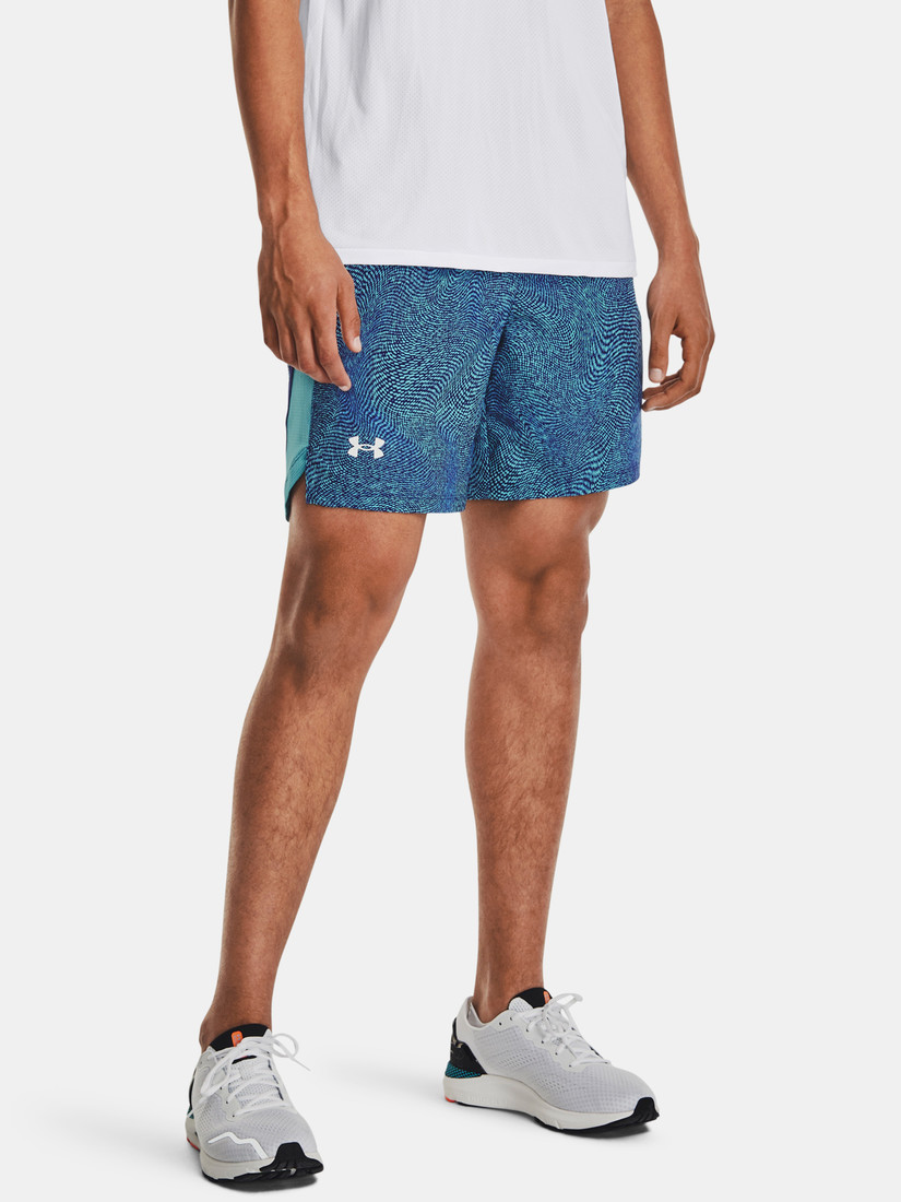 Under Armour Shorts UA LAUNCH 7'' PRINTED SHORT-BLU - Men