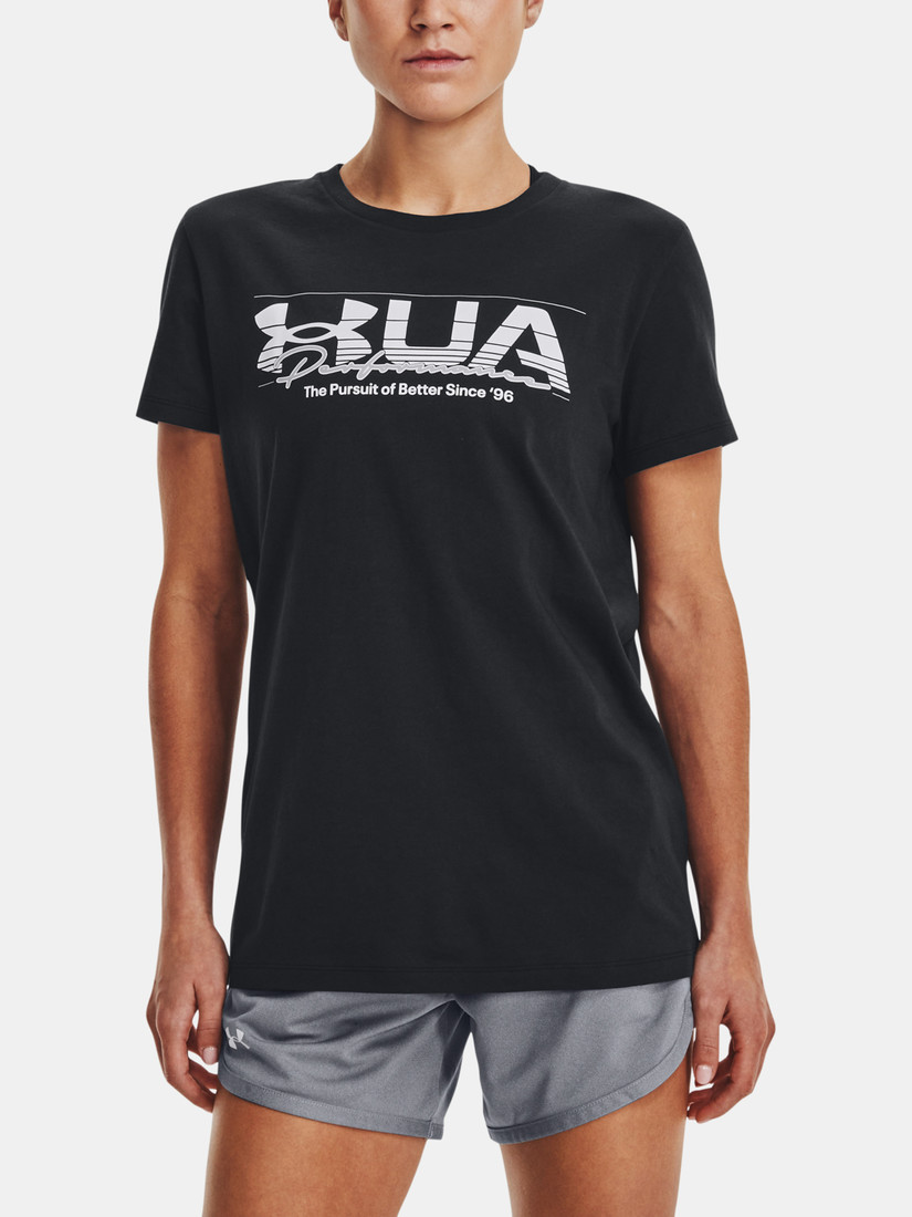 Under Armour T-Shirt UA VINTAGE PERFORMANCE SS-BLK - Women