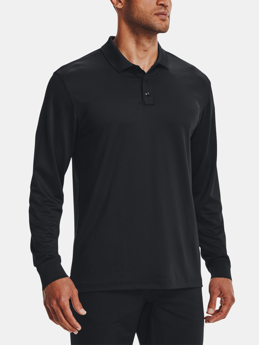 Under Armour T-Shirt Tac Performance Polo LS 2.0-BLK - Men