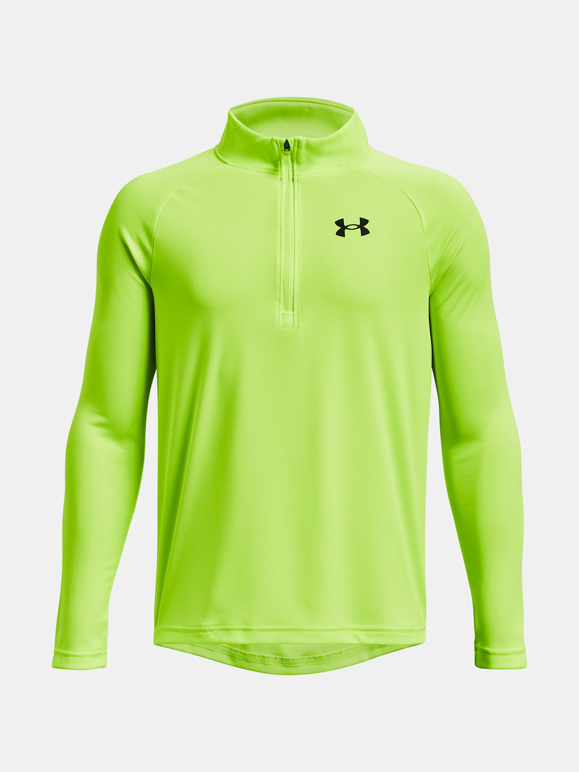 Under Armour T-Shirt UA Tech 2.0 1/2 Zip-GRN - Boys