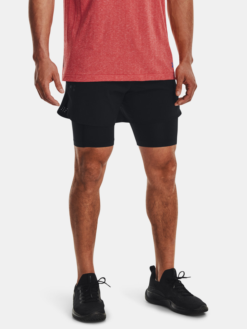 Under Armour Shorts UA Peak Woven 2in1 Sts-BLK - Men