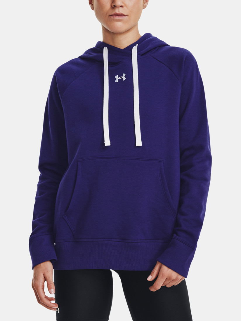 Under Armour Sweatshirt Rival Fleece HB Hoodie-BLU - Women