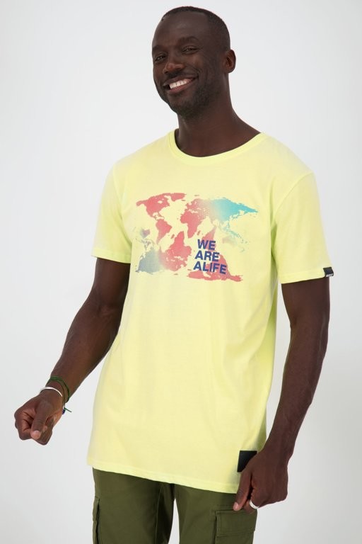 T-shirt Alife and Kickin LOGO ICONAK Lime