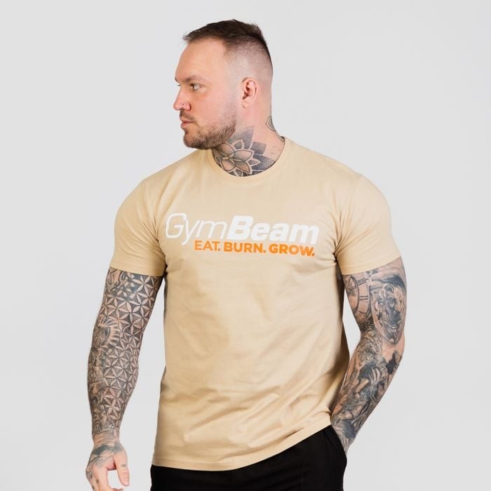 GymBeam Tričko Grow Sand  XXXLXXXL