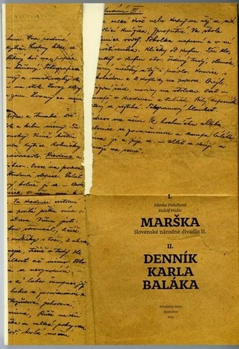 Marška - Denník Karla Baláka - Zdenka Pašuthová,Rudolf Hudec