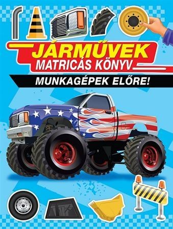 Járművek matricás könyv