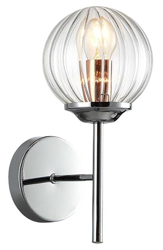Candellux Chrómové nástenné svietidlo Best pre žiarovku 1xE14 21-67234