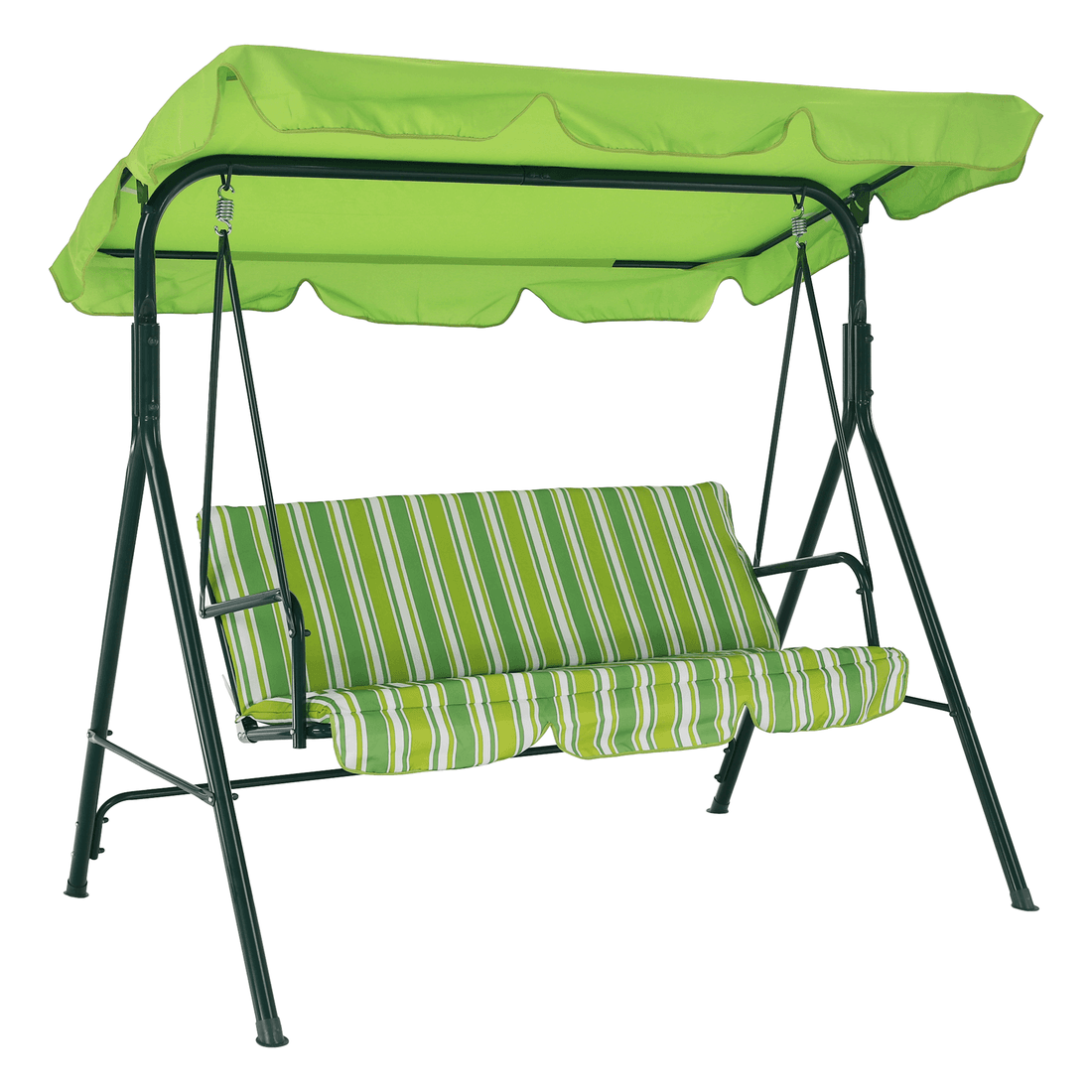 Zahradní houpačka, zelená / bílá, TAULA