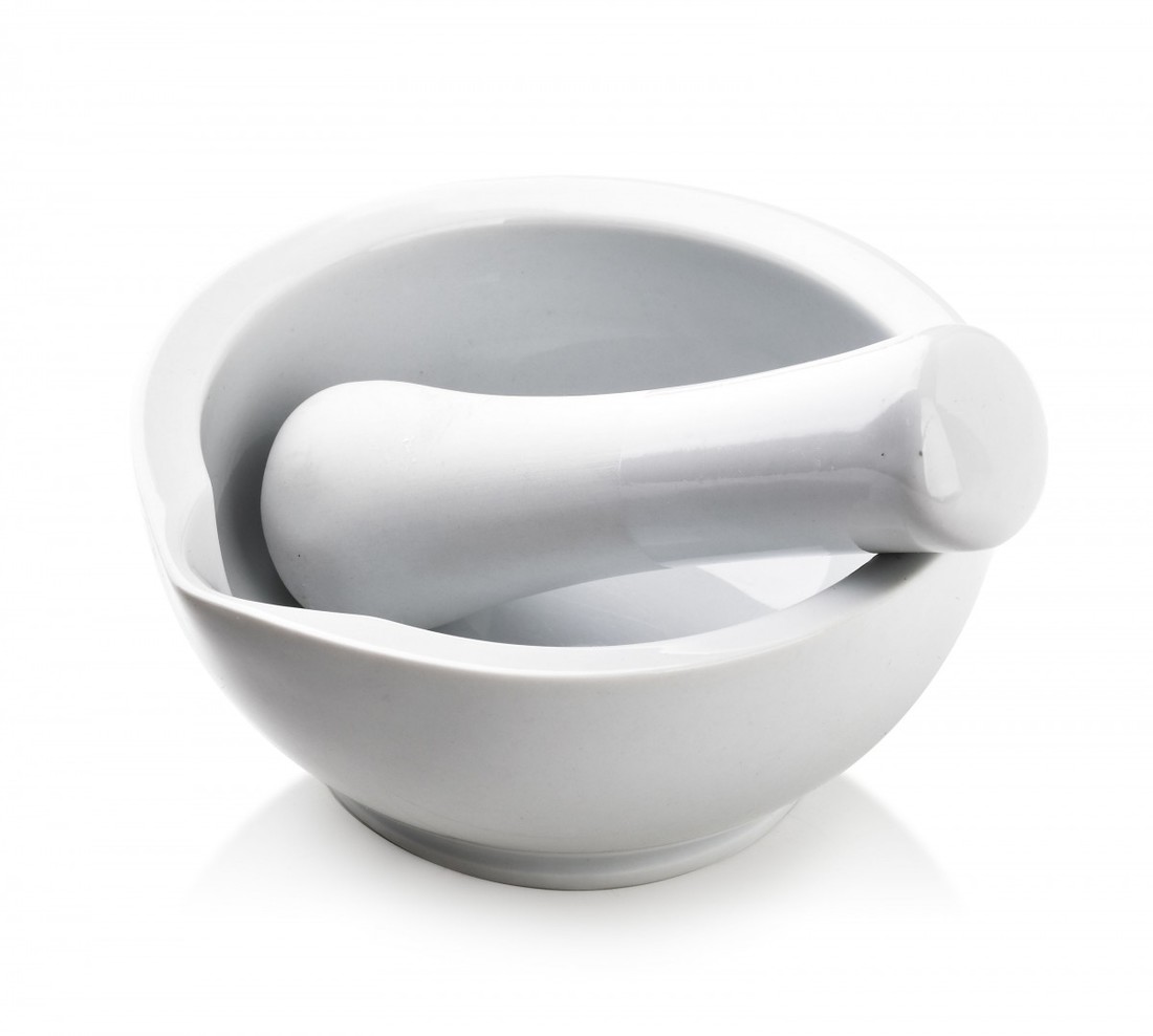 Porcelánový hmoždíř BASIC II bílý