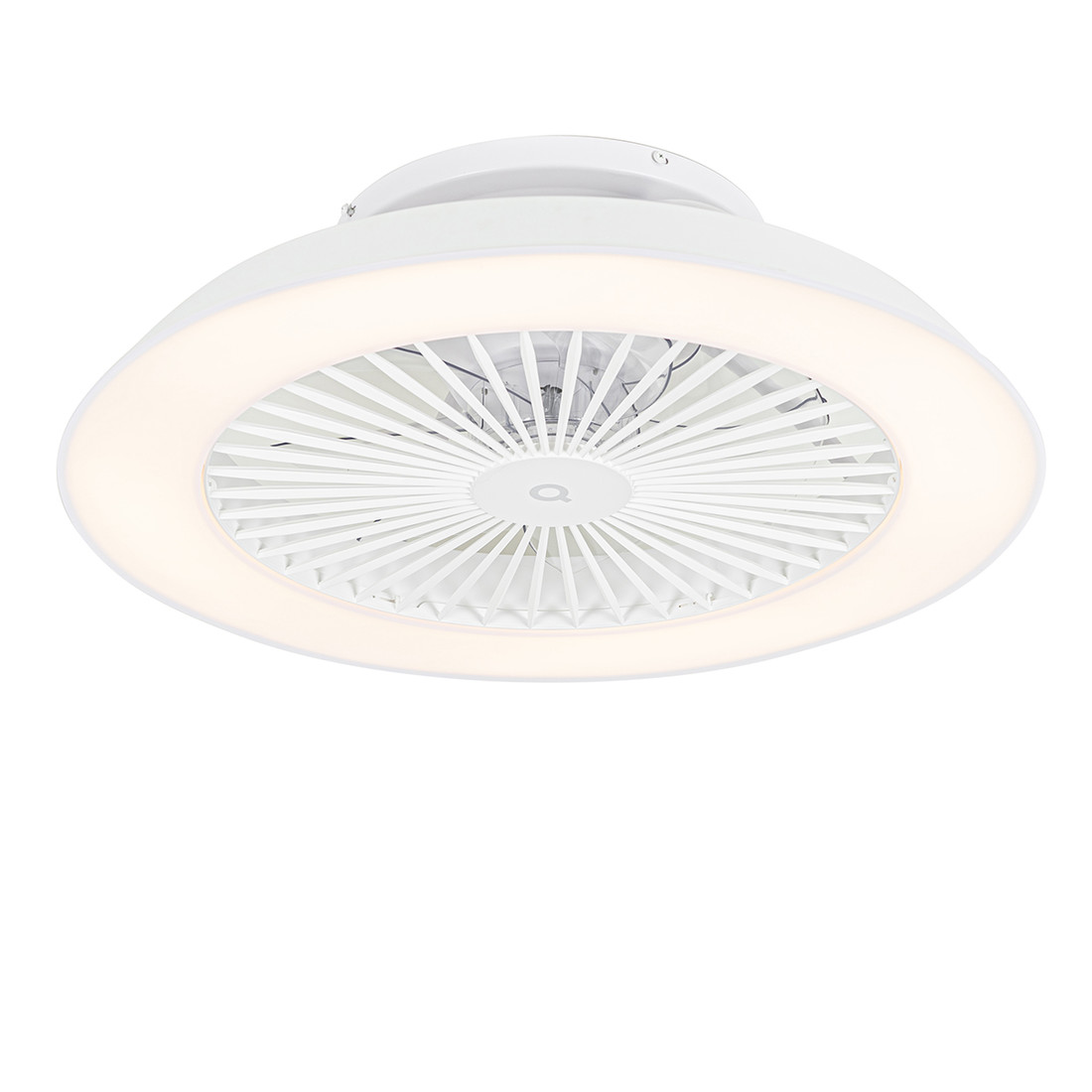 Smart plafondventilator wit incl. LED met afstandsbediening - Deniz