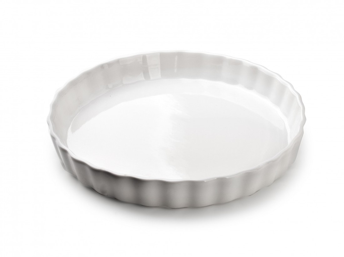 Porcelánová forma na koláče BASIC 26 cm bílá