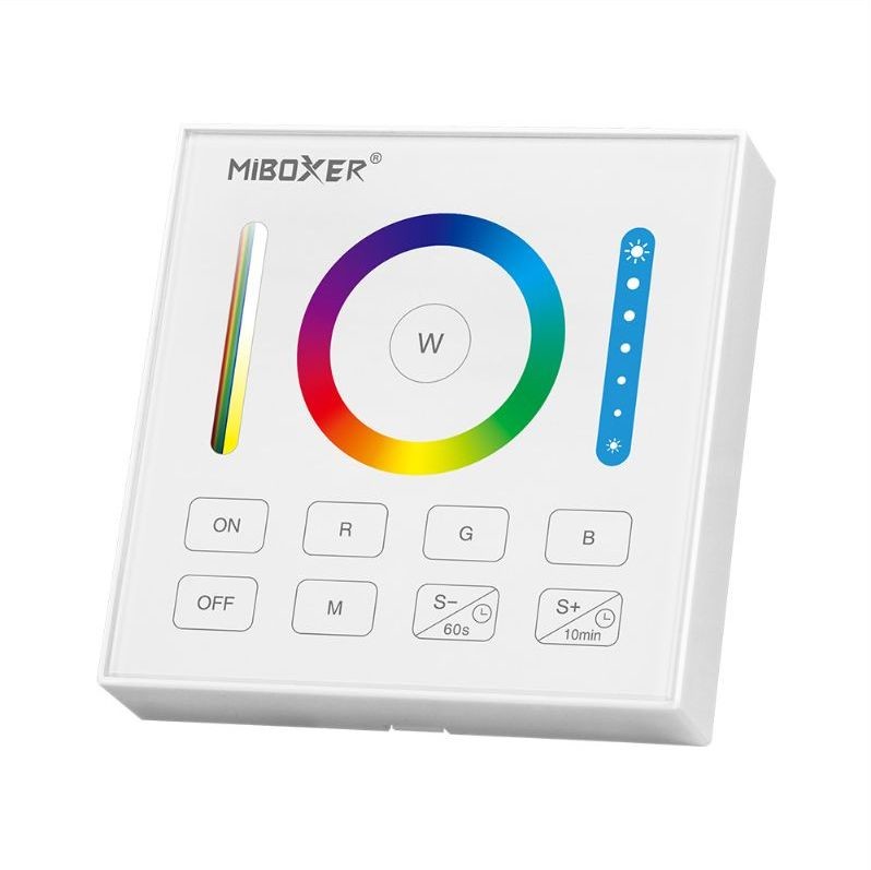 LED Solution Mi-Light RF Nástenný diaľkový ovládač pre RGB+RGBW+CCT LED pásiky, 1-kanálový B0