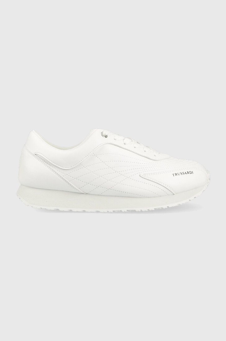 Tenisky Trussardi Football biela farba, 79A00855 9Y099998