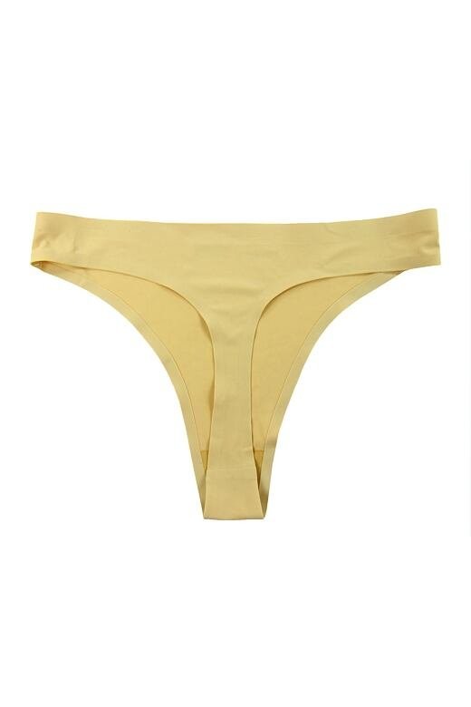 Bezšvové tangá String béžové