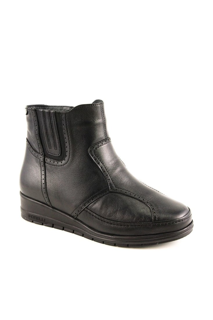 Forelli Ankle Boots - Black - Flat