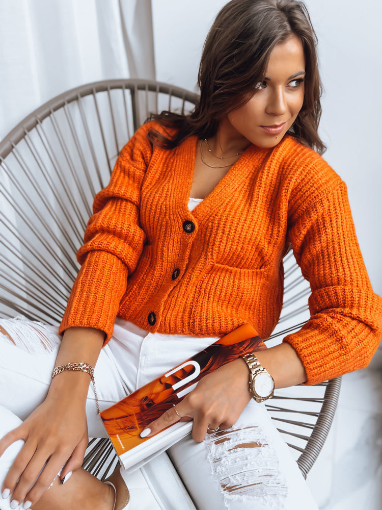 Women's sweater SISTERS orange Dstreet