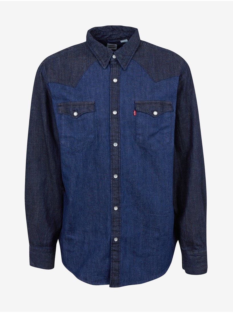 Levi's Dark Blue Mens Denim Shirt Levi's® Barstow Western Standard - Men