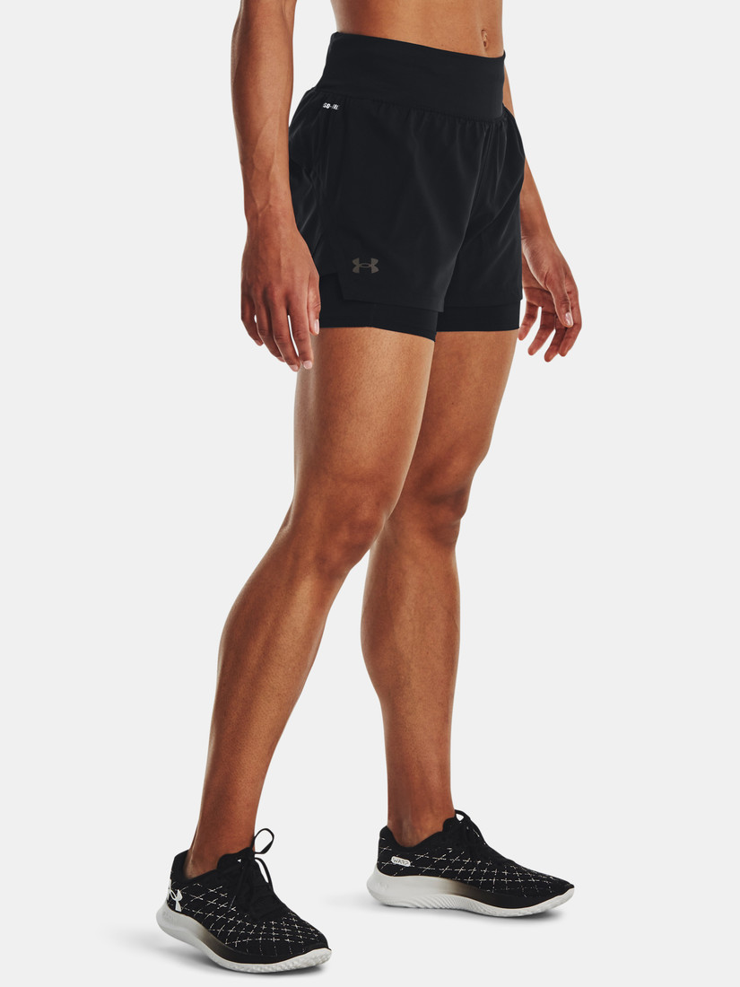 Under Armour Shorts UA RUN STAMINA 2IN1 SHORT-BLK - Women