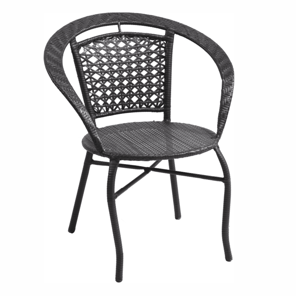 Zahradní křeslo, hnědá, LASAN