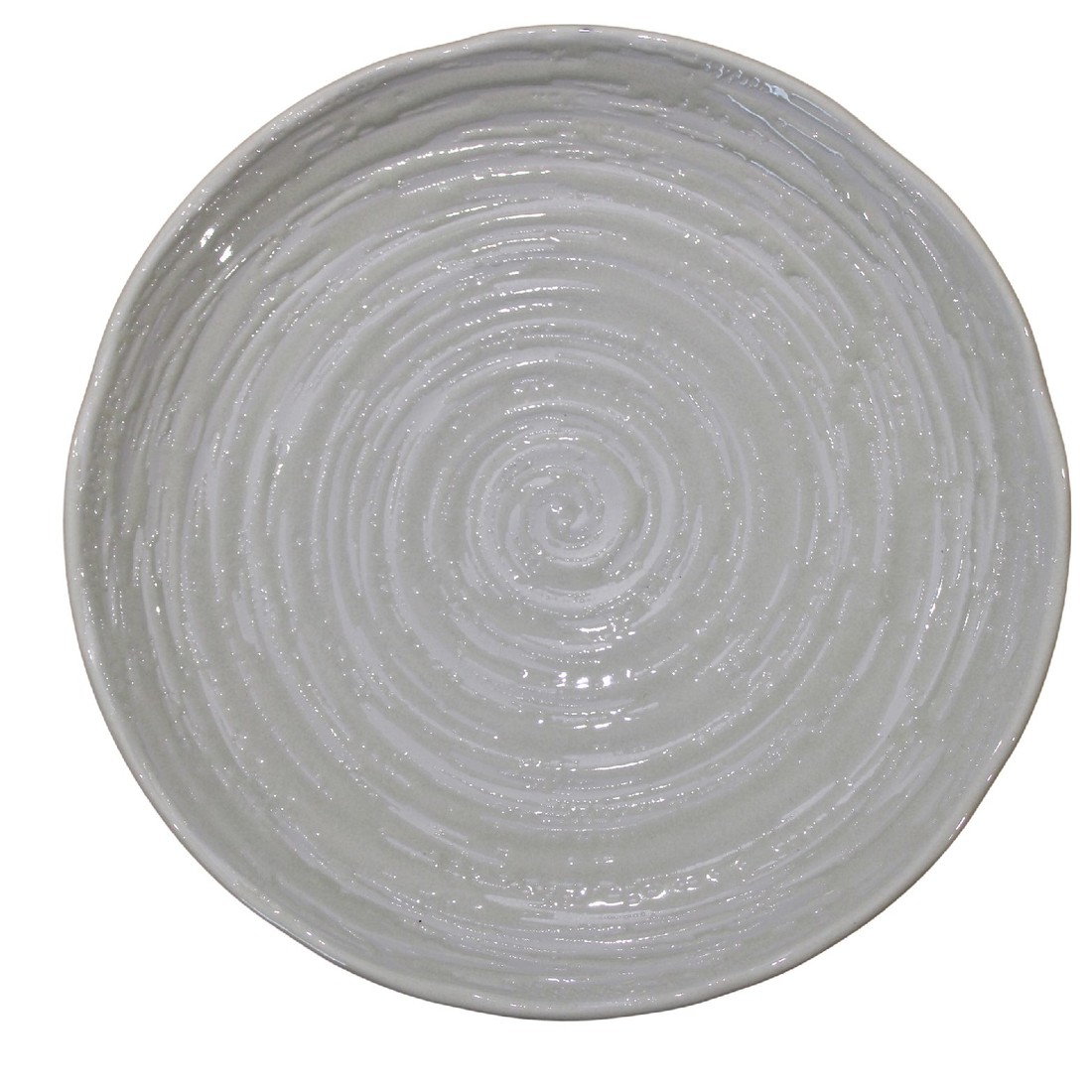 Jedálenský tanier WHITE SPIRAL MIJ