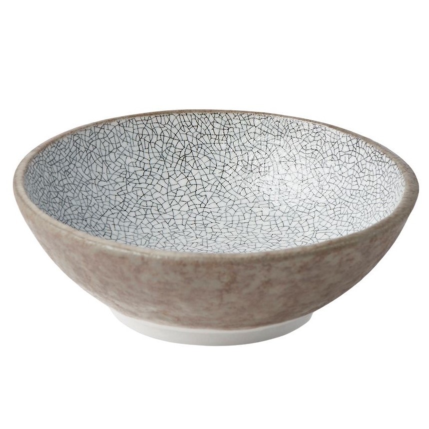 Miska CRAZED GREY MIJ 13 cm, 200 ml sivá