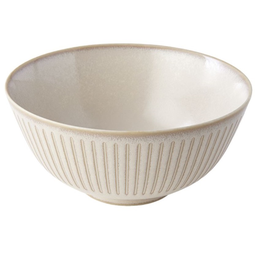 Misa RIDGED ALABASTER MIJ 16 cm, 550 ml krémová
