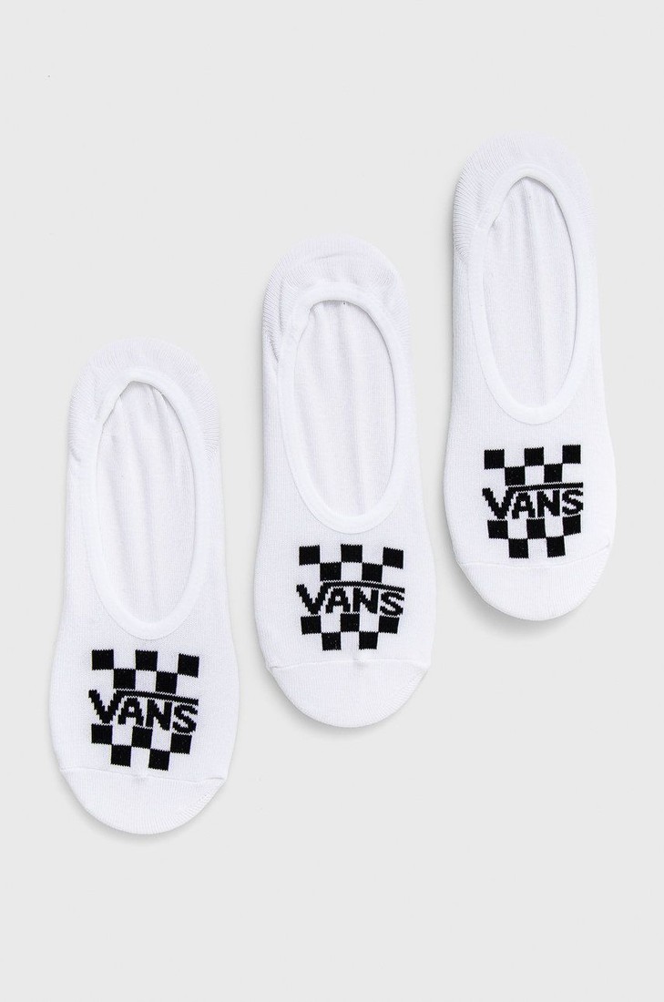 Ponožky Vans pánske, biela farba