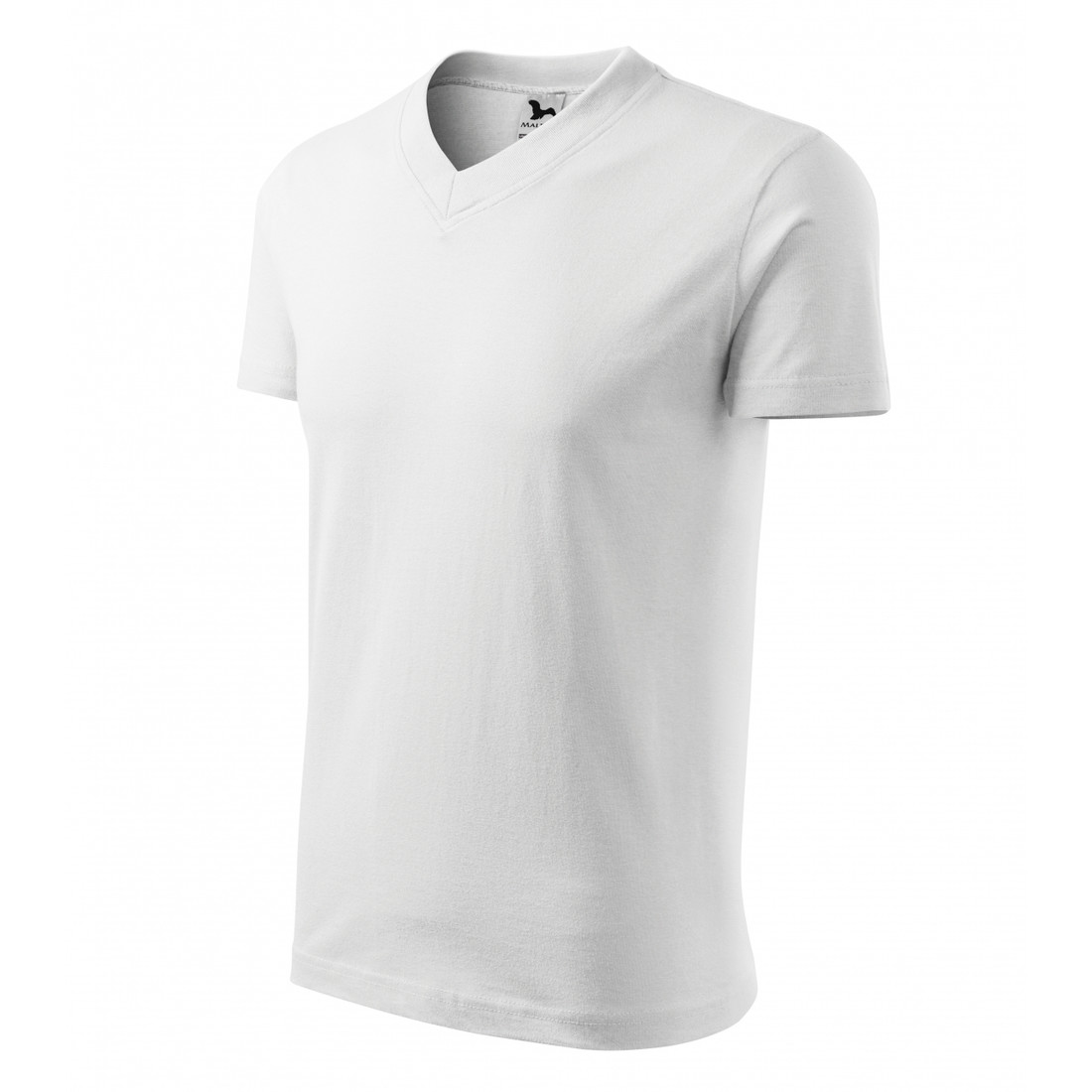 Tričko unisex Malfini V-Neck - biele, XL