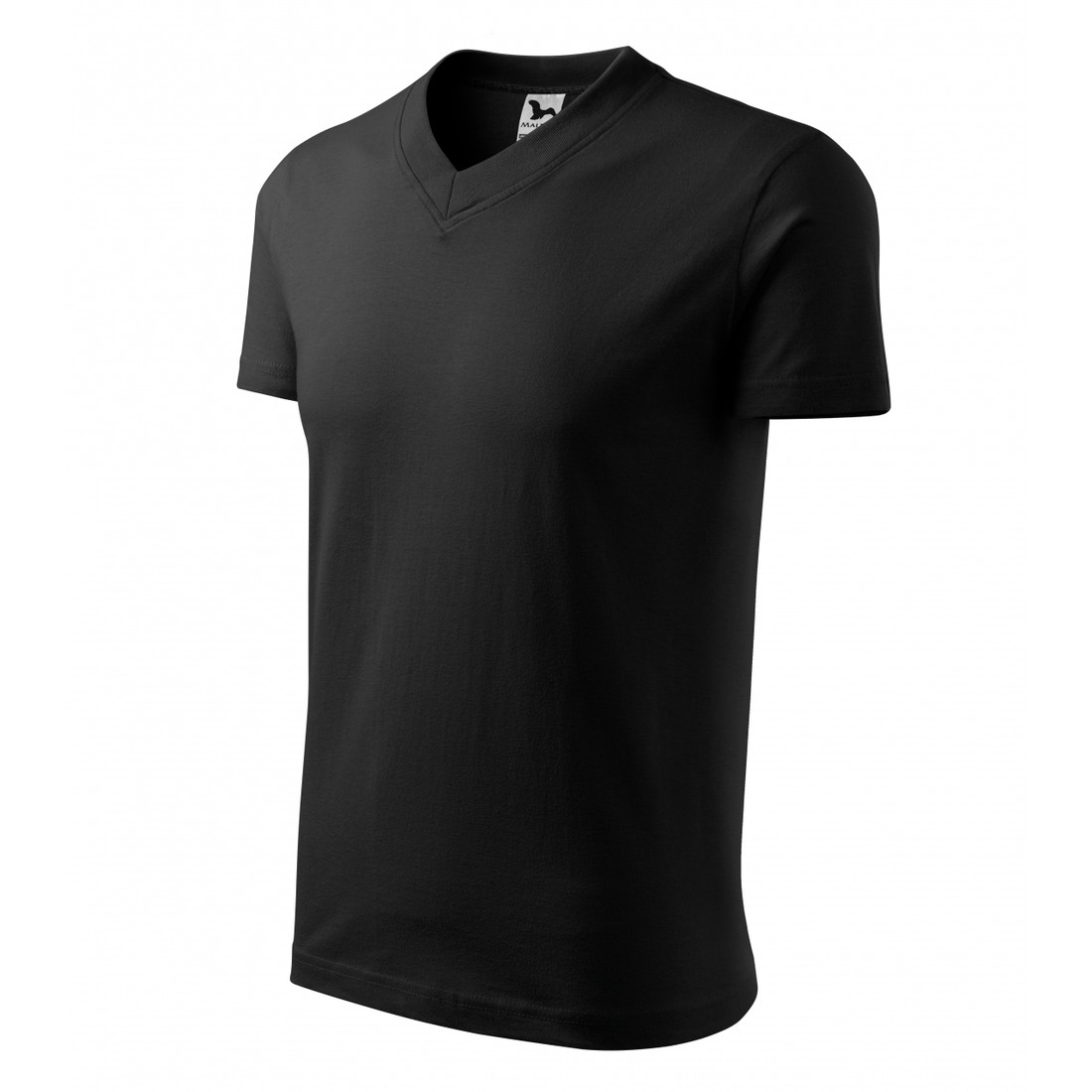 Tričko unisex Malfini V-Neck - čierne, XL