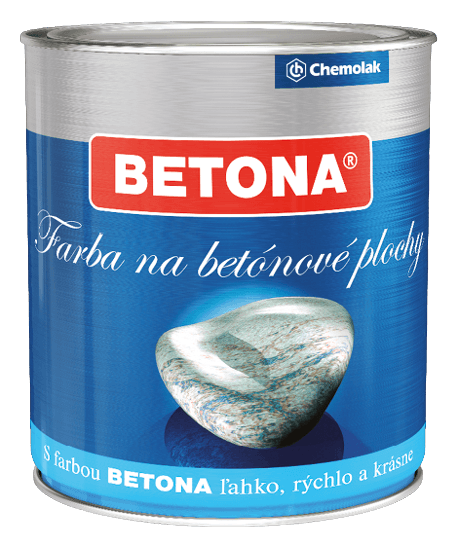 BETONA U 2043 - Farba na betón 1000 - biela 4,5 L