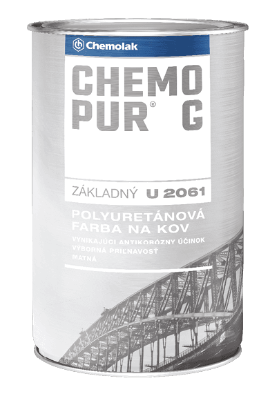 CHEMOPUR G U 2061 - Základná polyuretánová farba 0840 - červenohnedá 0,8 L