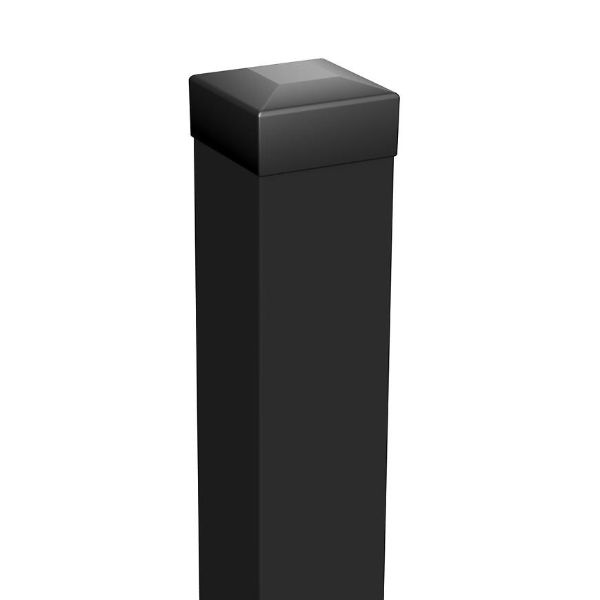 Stĺpik gólový bez otvoru 215x7x7 ZN RAL9005 W6325