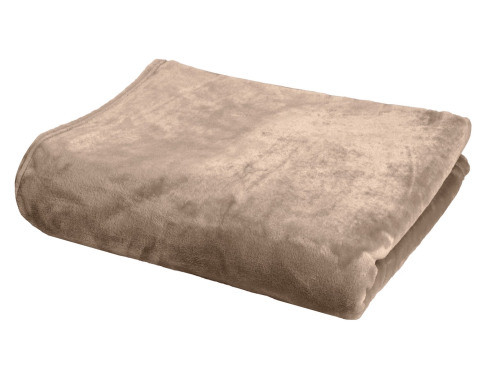 Flanelová deka Cashmere Touch 150x200 cm, béžová%